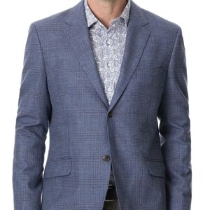 Rodd and Gunn Men Challis Regular Fit Plaid Sport Coat